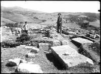 Excavations either in the mountainous Crimea or somewhere in Karan Hills above Zolotaya Ravine