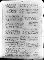 Plate with drawings of STAMPS of ASTYNOMOI in Chersonesos, whose names begin with A 