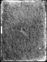 Fragment of GRAVESTONE with inscription