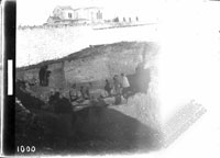 Раскопки на северном берегу городища