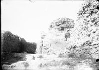 Peribolos and advanced wall, viewed from inside