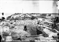 Excavations of the fish-salting cistern ofrom the Roman Period, near Kane's Battery