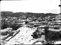 Pave,ment near mediaeval bathhouse in the north-eastern area of the ancient city (quarter III)