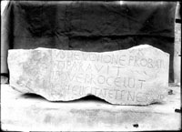 Обломок надписи римского времени