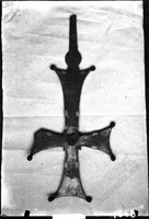 Copper finial cross, large size, no. 1650/09