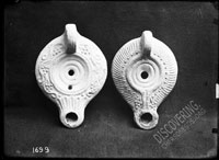 Late Roman lamps, fourth or fifth century