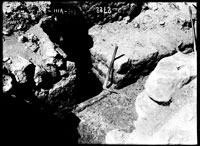 Excavations in the joining bank between 1927 and 1928 areas