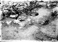 Pechyonkin's excavations near the lighthouse