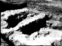 Раскоп с юго-западной стороны древнегреческой улицы