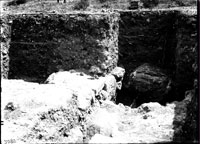 Раскоп с юго-западной стороны древнегреческой улицы
