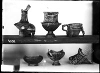 Vessels of different shapes, in fragments