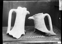 AMPHORA necks with handles, one made in Heraclea, with englyphic stamp