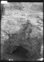 Top of entryway to burial vault no. 3