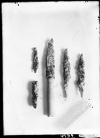 Iron KNIVES from graves nos. 5, 14, 18, 19