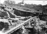 Общий вид С-В половины раскопа 1937 г
