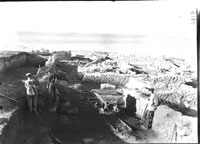 Общий вид Ю-З участка раскопа 1937 г