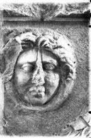 Fragment of sarcophagus of Themistos and Basilika 